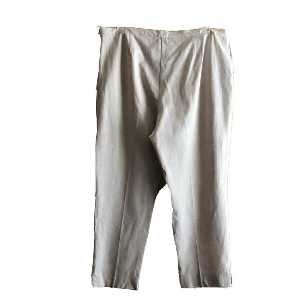 Eileen Fisher Womens High Waist Tapered Pants In Buttercream Size 18 $ - Picture 4 of 12